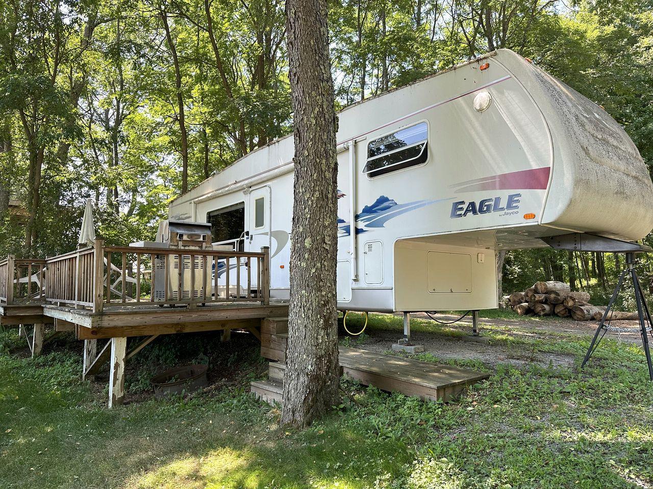 Secluded Camper with Deck and Grill  by Fly Creek, New York