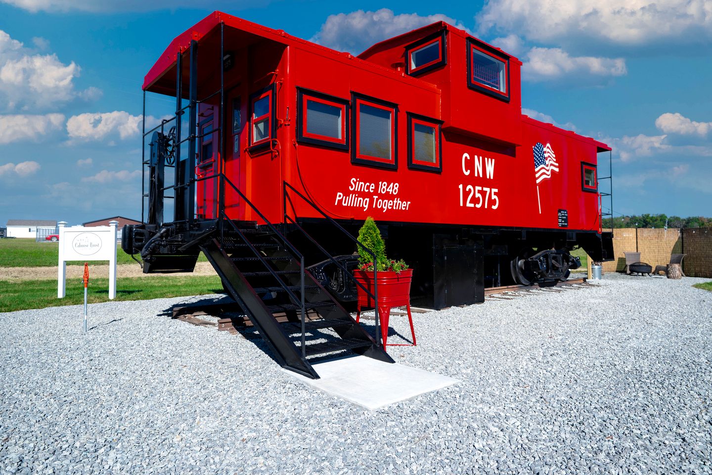 Gorgeous Historic Caboose for a Unique Getaway in Fredericktown, Missouri