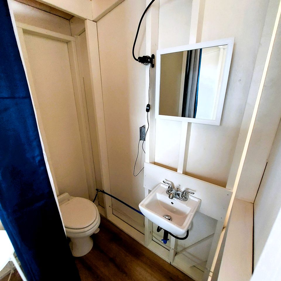 Gorgeous Vintage Airstream and Tiny House A-Frame Cabin with a Fabulous View near Acadia National Park