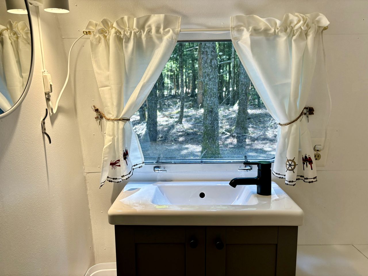 Gorgeous Vintage Airstream and Tiny House A-Frame Cabin with a Fabulous View near Acadia National Park