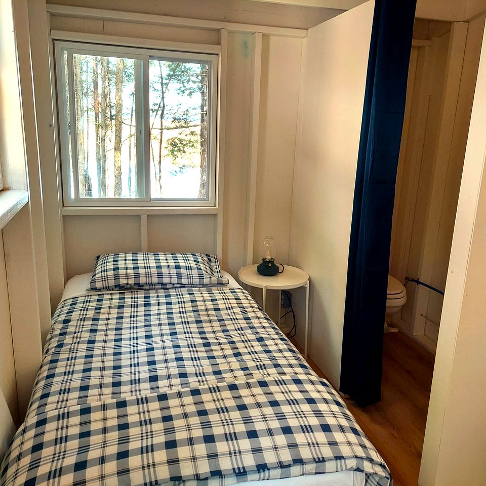 Gorgeous Vintage Airstream and Tiny House A-Frame Cabin with a Fabulous View near Acadia National Park