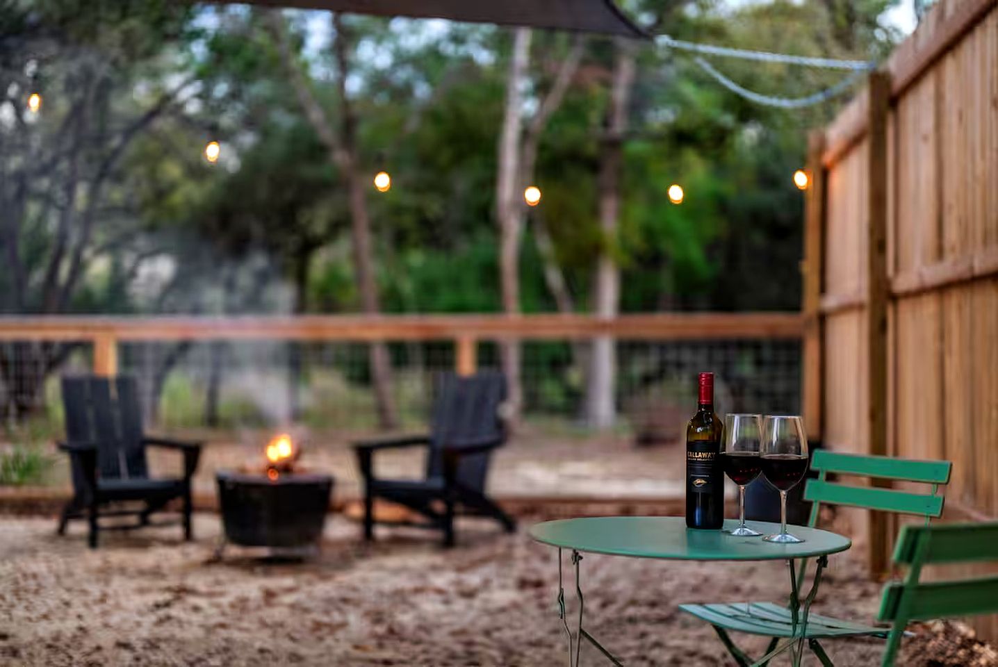 Romantic Tiny Casita Surrounded by Nature with Pool, Fire Pit, and Griddle near Driftwood, Texas
