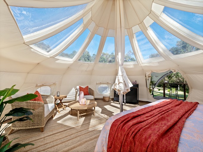Gorgeous Bell Tent for an Unforgettable Couples Escape near Nannup, Western Australia