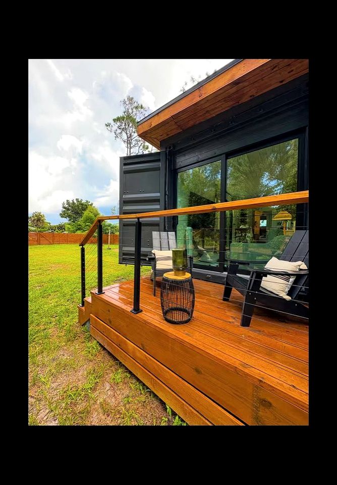 Modern Container Tiny Home for a Peaceful Getaway in Fort Myers, Florida