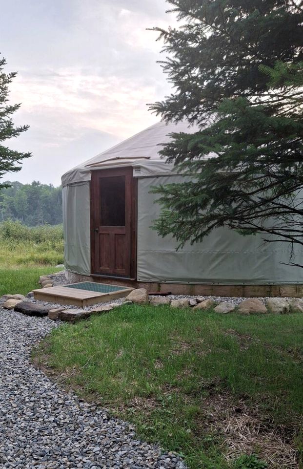 Gorgeous Yurt in the Adirondacks for a Unique Glamping Getaway near Minerva, New York