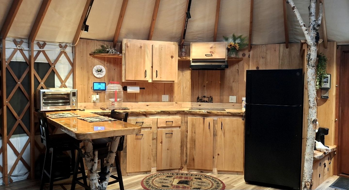 Gorgeous Yurt in the Adirondacks for a Unique Glamping Getaway near Minerva, New York