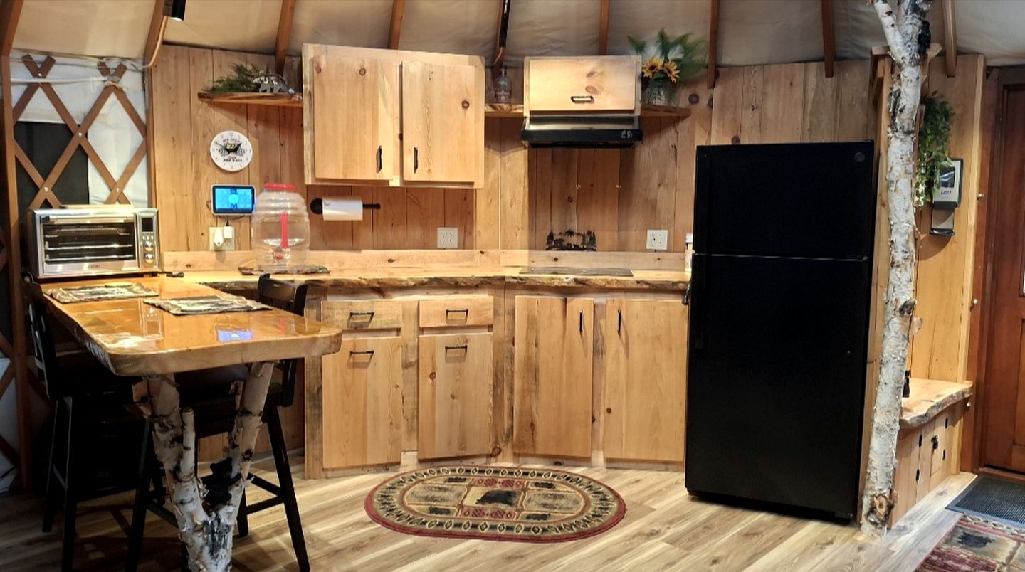 Gorgeous Yurt in the Adirondacks for a Unique Glamping Getaway near Minerva, New York