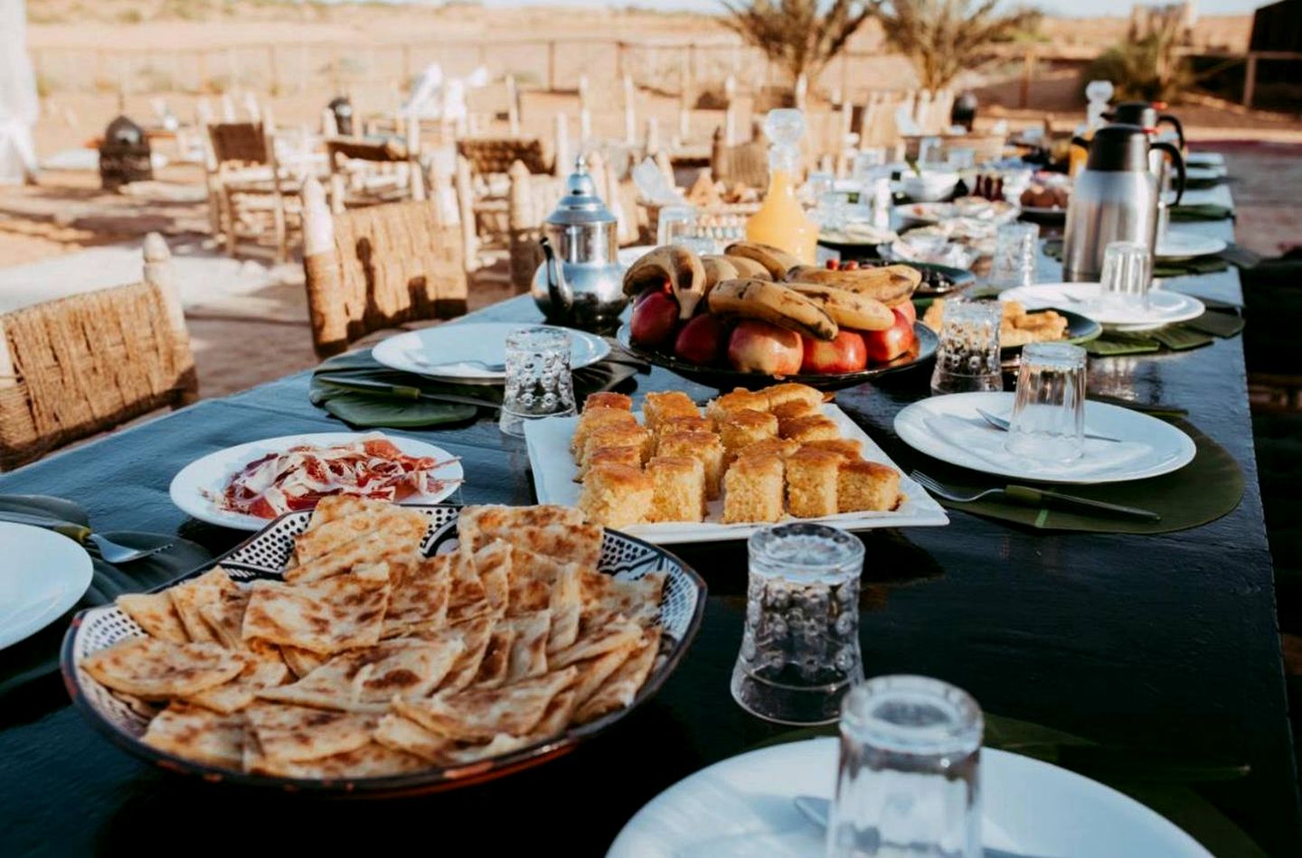 Luxurious Safari Tent at a Stunning Desert Camp with Traditional Moroccan Decor in Merzouga, Morocco