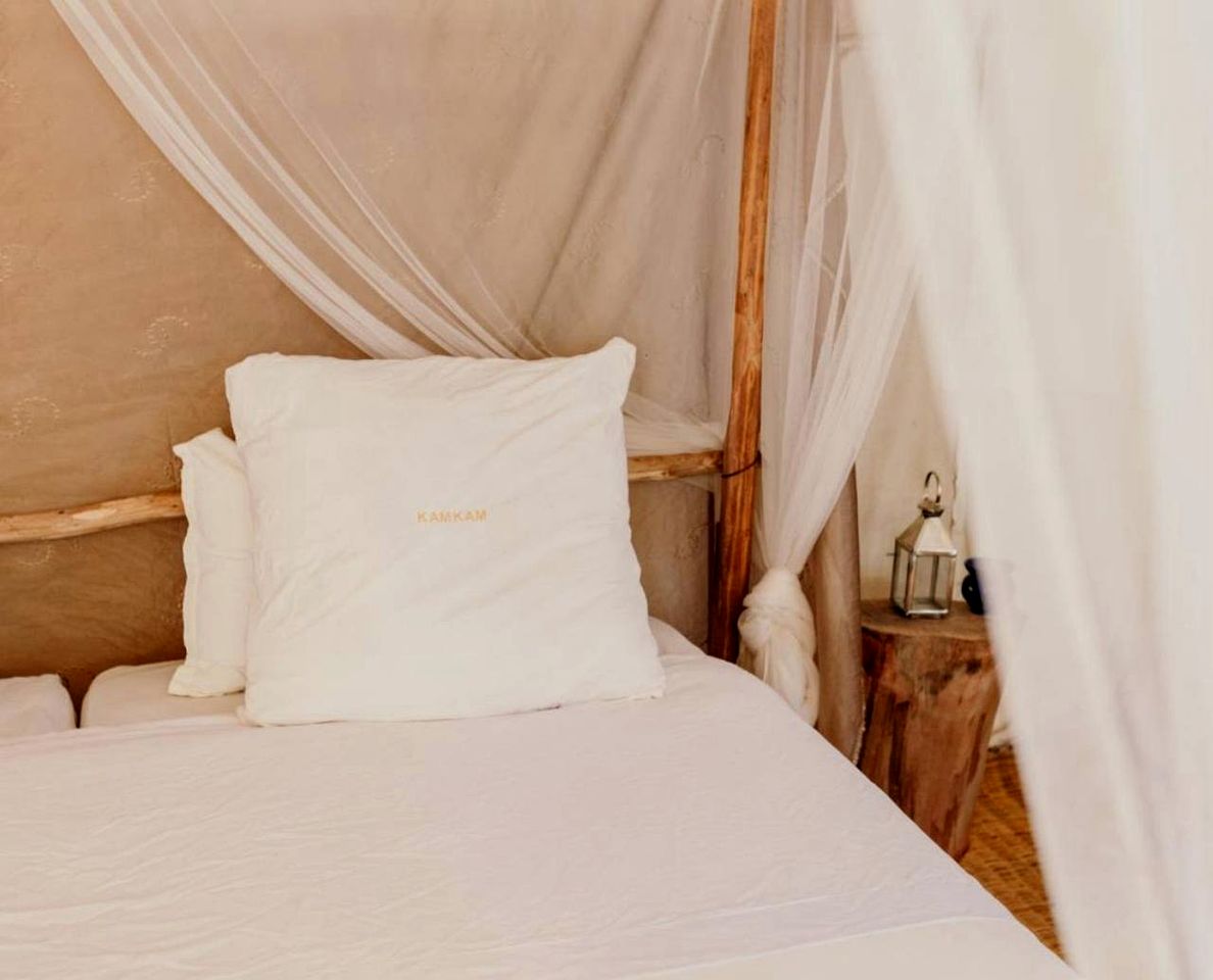 Luxurious Safari Tent at a Stunning Desert Camp with Traditional Moroccan Decor in Merzouga, Morocco