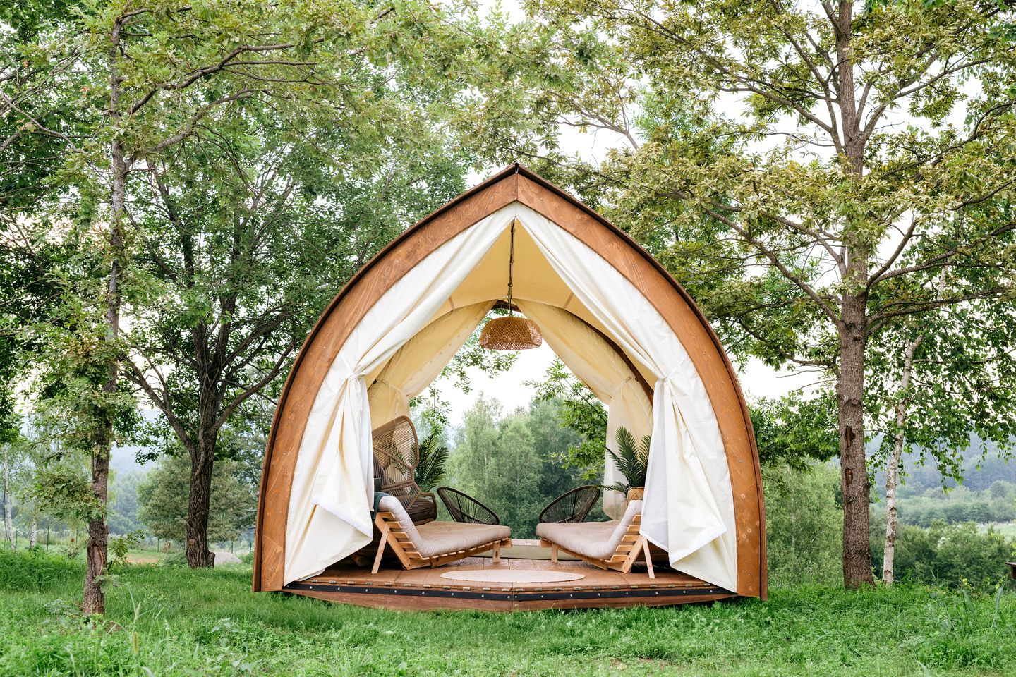 Stunning Unique Accommodation for a Peaceful Glamping Escape at a Gorgeous Retreat Resort near Slunj, Croatia