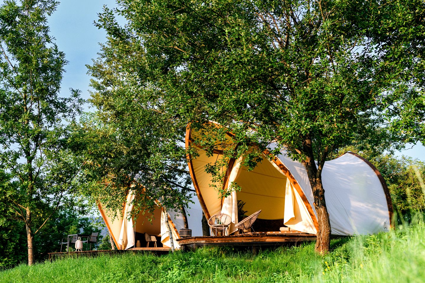 Stunning Unique Accommodation for a Peaceful Glamping Escape at a Gorgeous Retreat Resort near Slunj, Croatia