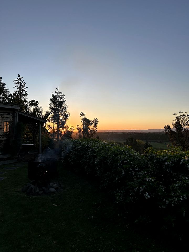Gorgeous Bell Tent with Stunning Views of the Pongakawa Hills and Ocean near Tauranga, New Zealand