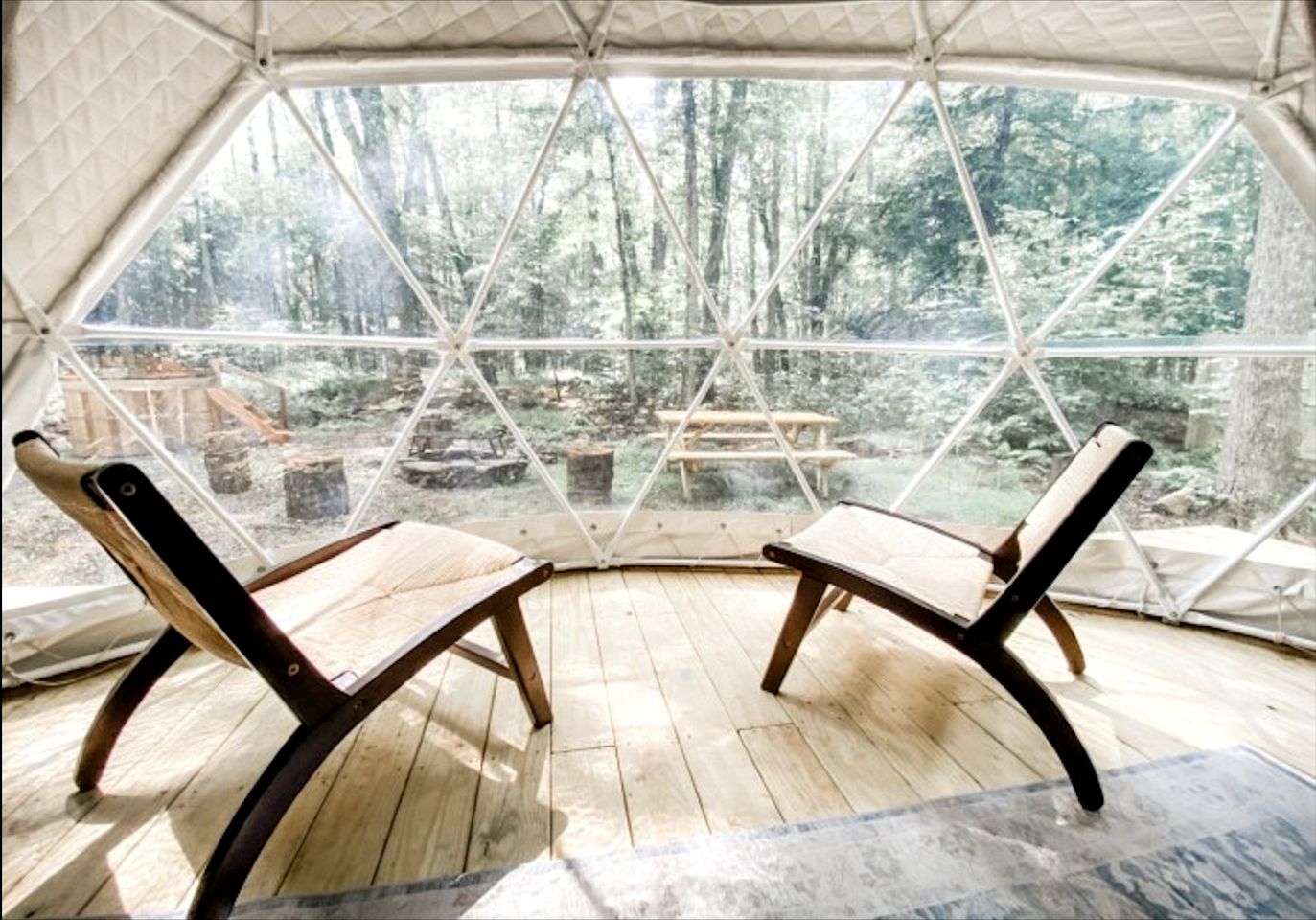 Romantic Dome with Hot Tub for an Incredible Couples Escape in Nature near Greentown, Pennsylvania