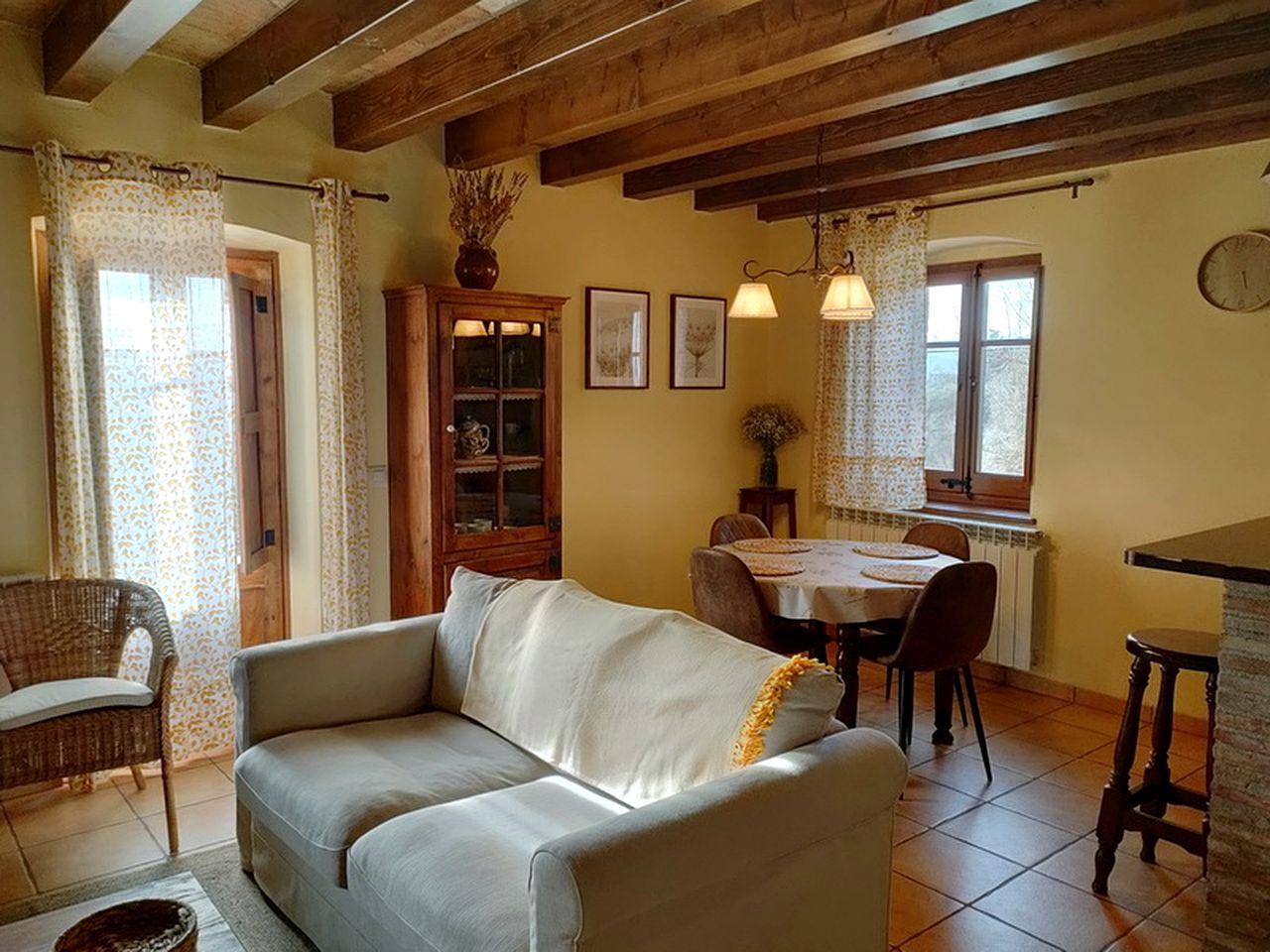 Gorgeous Suite Rental in a Charming Rural Farmhouse with Stunning Countryside Views in Catalonia, Spain