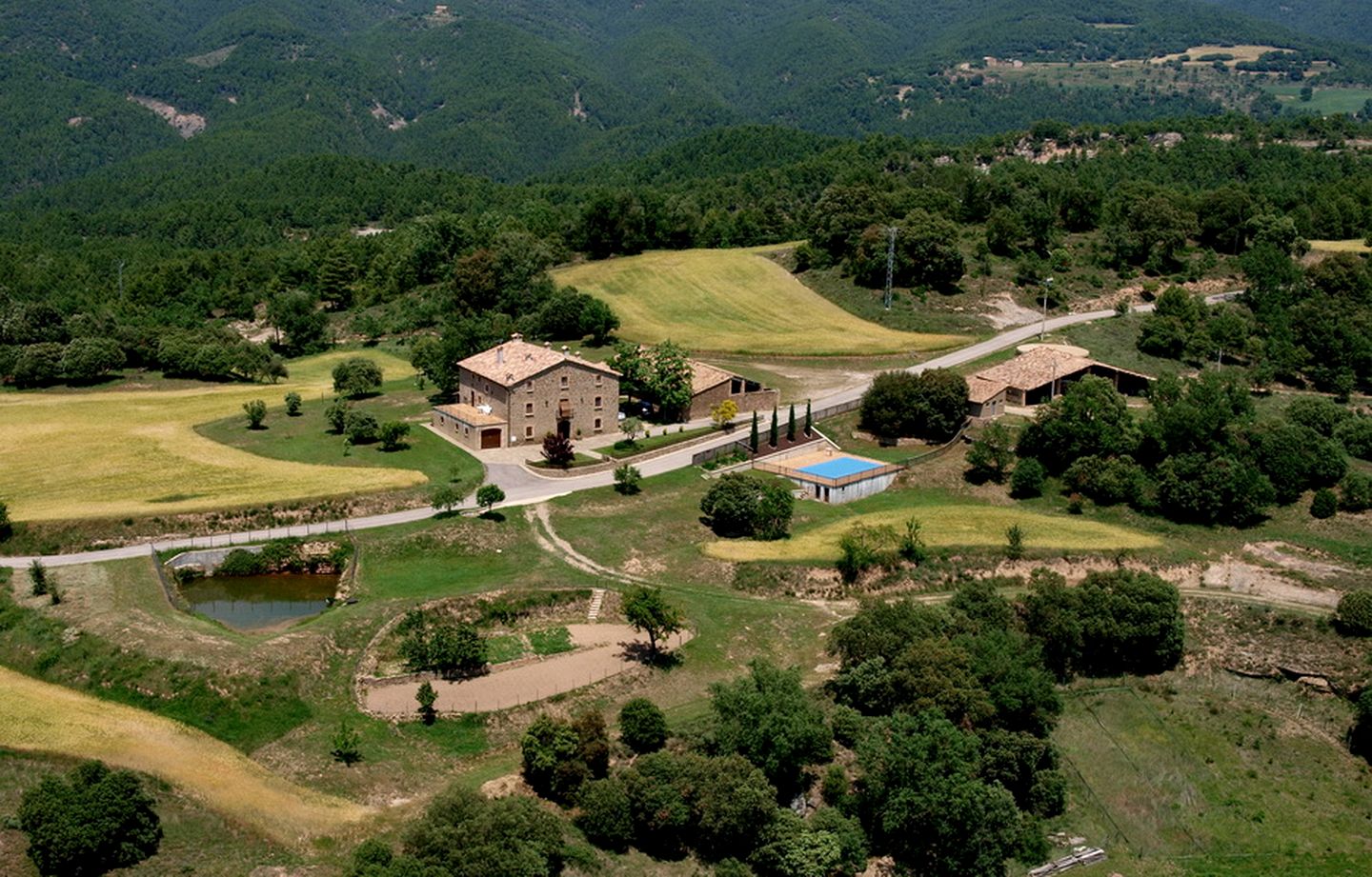 Gorgeous Suite Rental in a Charming Rural Farmhouse with Stunning Countryside Views in Catalonia, Spain