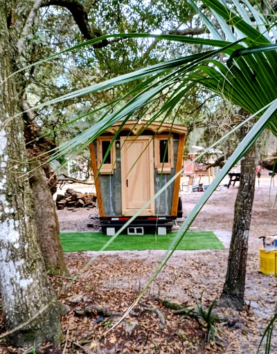 Unique Tiny House on a Small Goat Farm for a Fantastic Glamping Getaway in DeLand, Florida