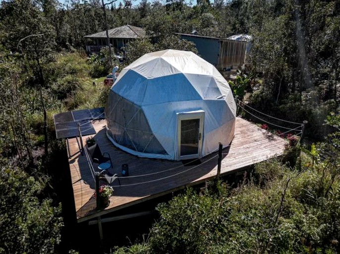 Stunning Dome for a Unique Glamping Getaway near Volcano, Hawaii