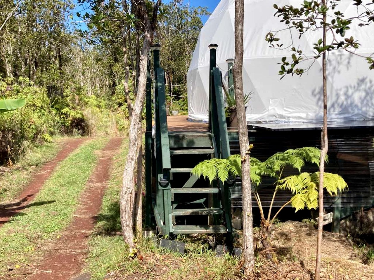 Stunning Dome for a Unique Glamping Getaway near Volcano, Hawaii