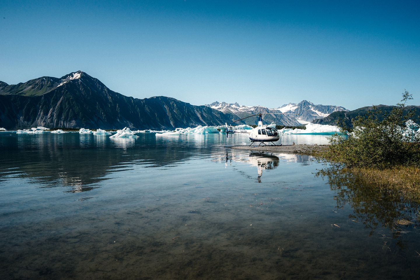 Incredible Yurt at the Bear Glacier Lagoon for a Unique Glamping Experience near Seward, Alaska