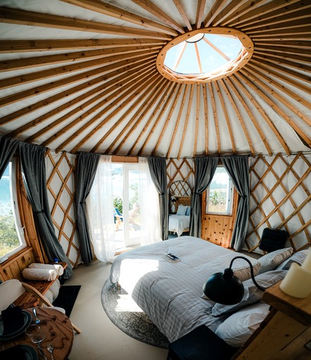 Yurts (United States of America, Seward, Alaska)