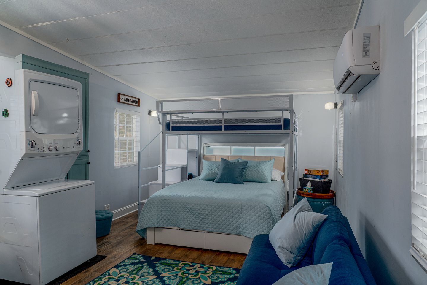 Charming Lakefront Tiny Home with Fire Pit, Grill, and Bocce Ball Near Littleton, North Carolina