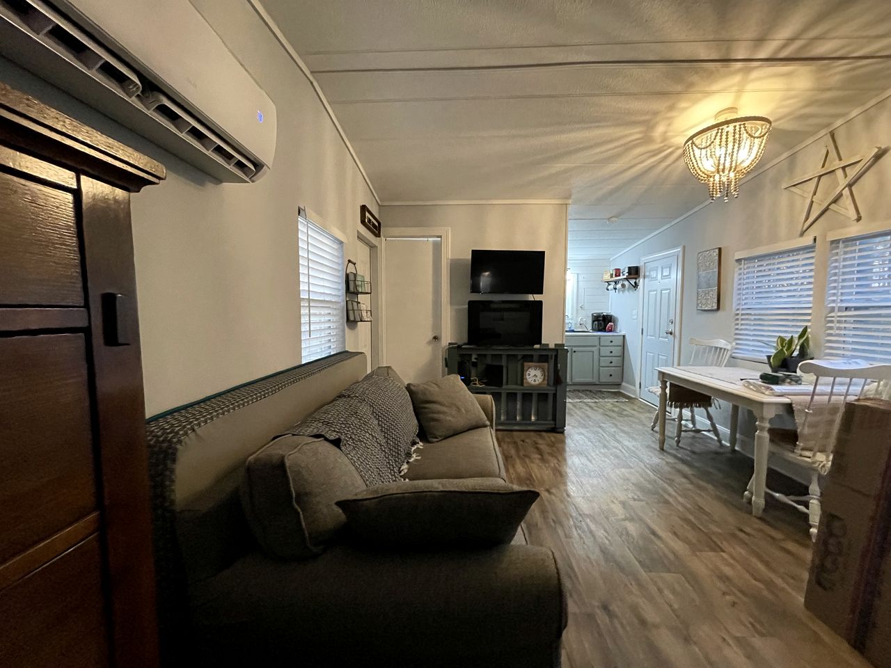 Charming Lakefront Tiny Home with Fire Pit, Grill, and Bocce Ball Near Littleton, North Carolina