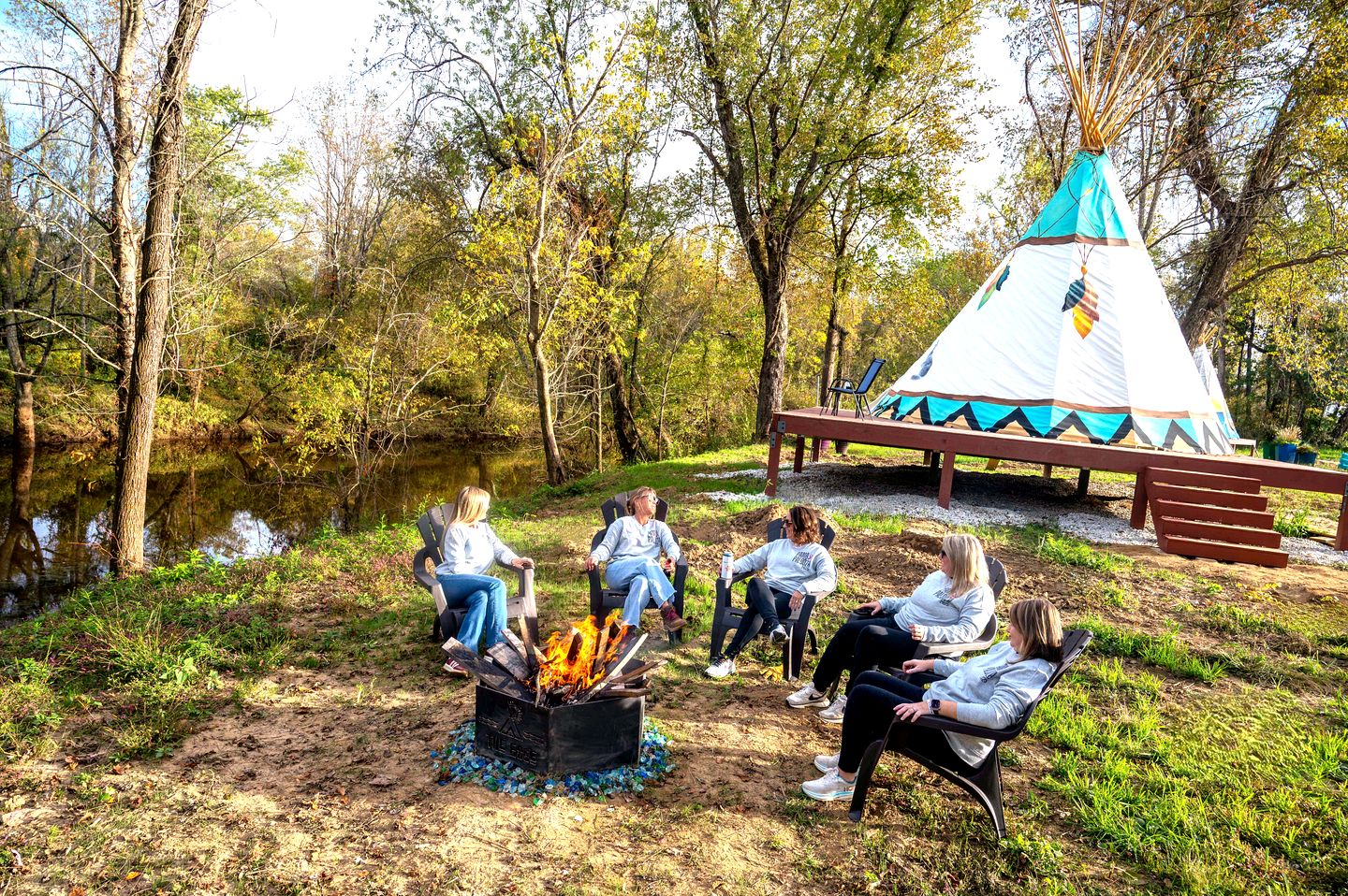Serene Teepee Escape with Soulful Ambiance in Salt Lick, Kentucky