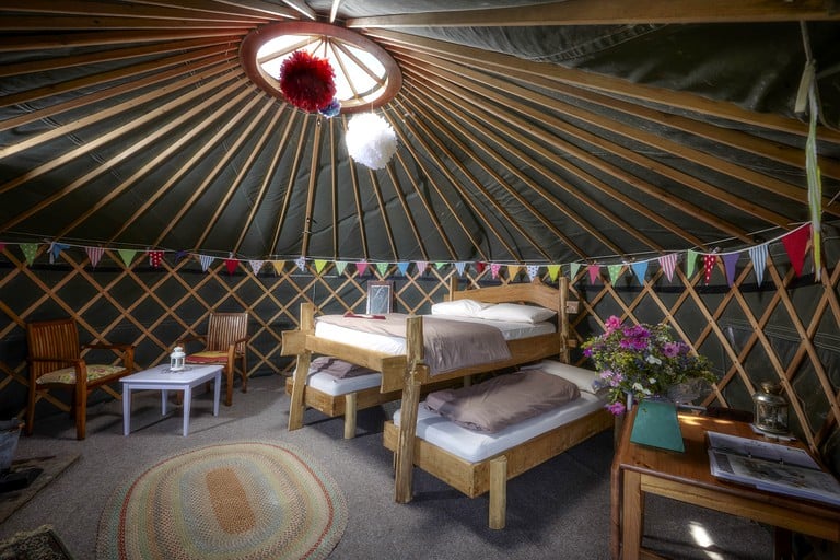 Yurts (United Kingdom, Ripon, England)