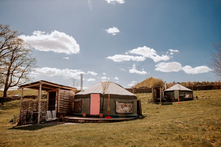 Yurts (United Kingdom, Ripon, England)