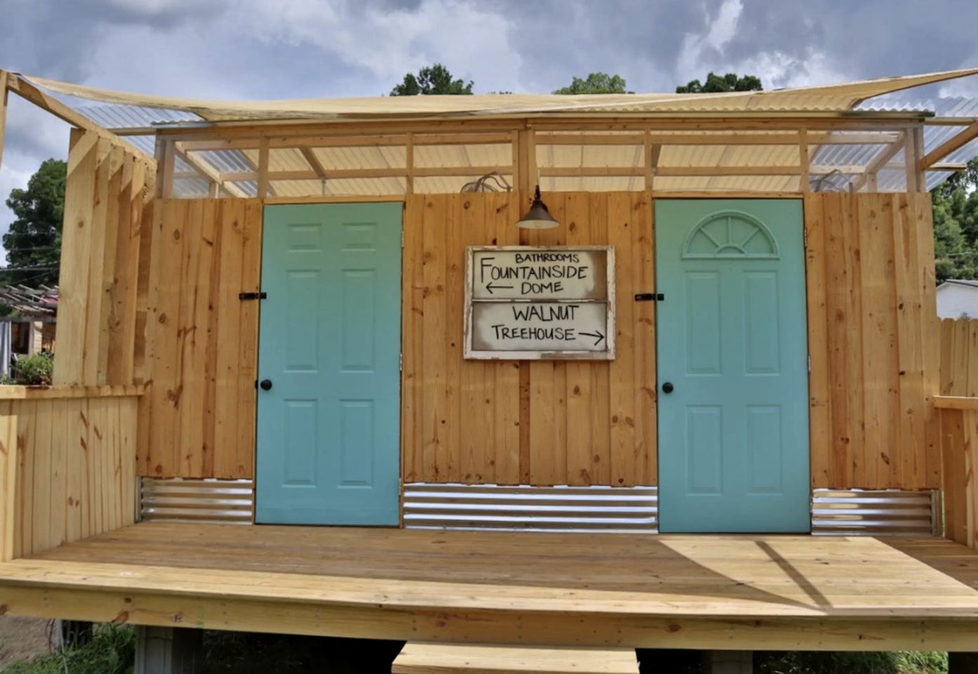 Creekside A-Frame Retreat with Treehouse Views, Hammock Lounge & Indoor-Outdoor Shower in New Port, Tennessee