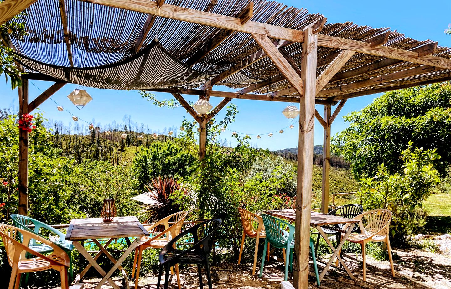 Incredible Spacious Safari Tent with Stunning Views for a Peaceful Glamping Experience near Almoster, Portugal