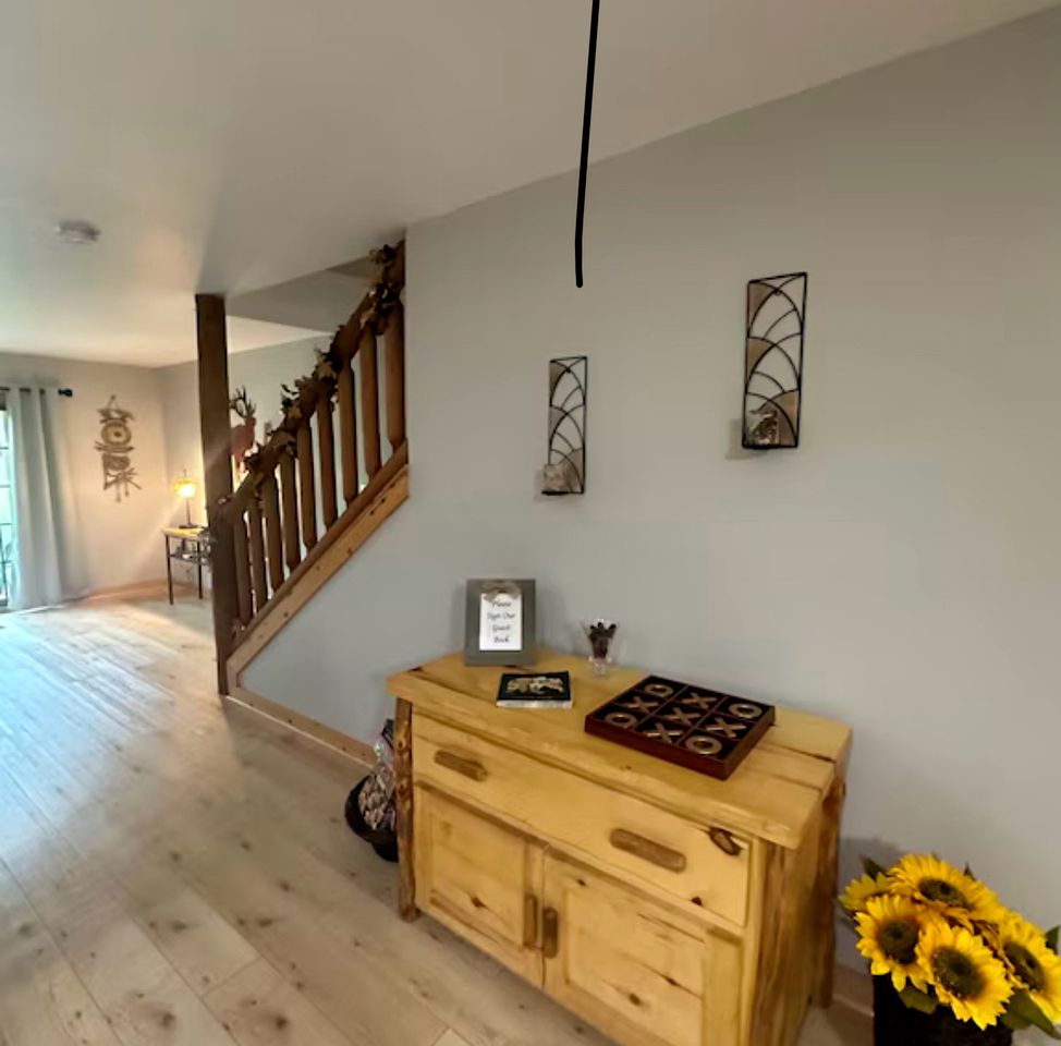 Spacious Luxury Villa Retreat with Jetted Tub, Fireplaces, Balconies, and Smart TV in North Utica, Illinois