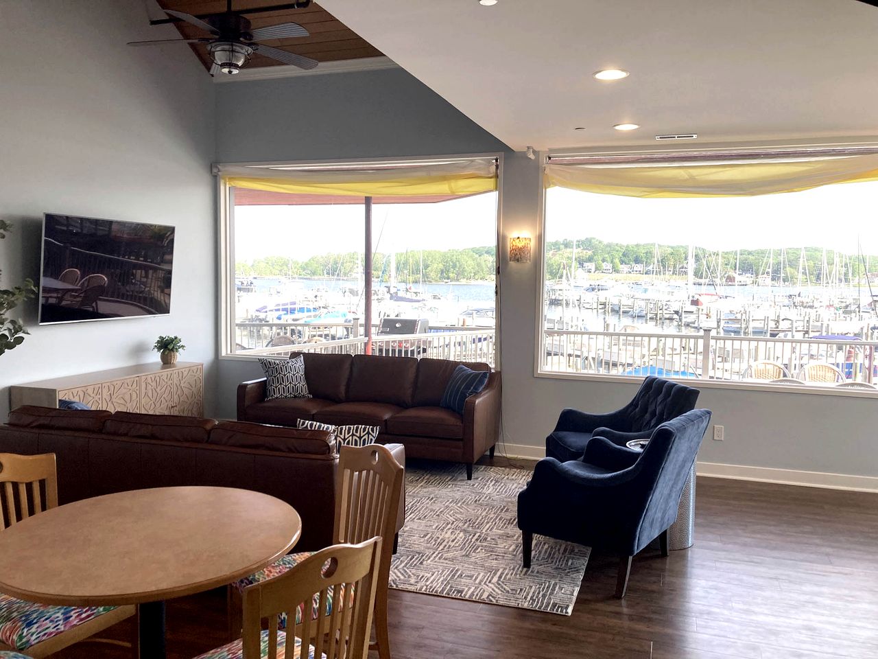 Modern Lakefront Loft with Private Deck at Eldean Shipyard near Macatawa, Michigan