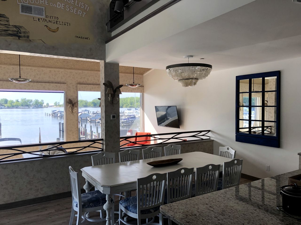 Stylish Lakefront Loft with Marina Views at Eldean Shipyard near Macatawa, Michigan