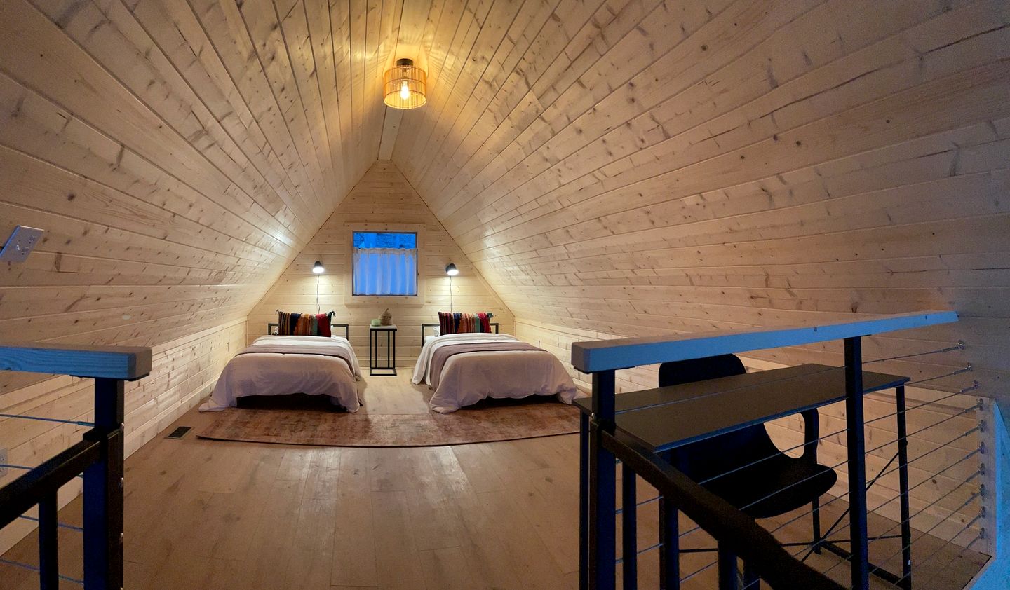 Gorgeous A-Frame Cabin Nestled in the Trees near Lost River, West Virginia