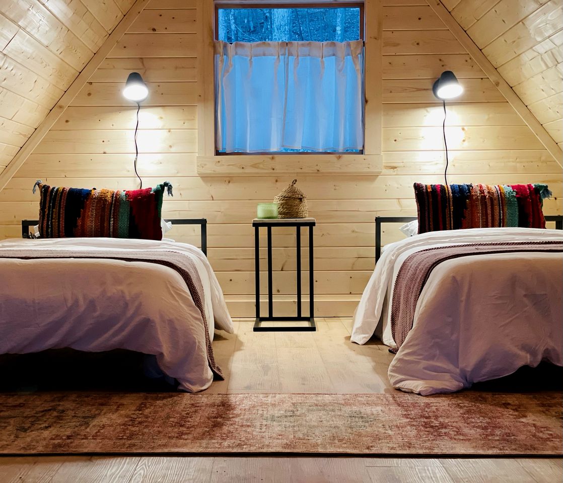 Gorgeous A-Frame Cabin Nestled in the Trees near Lost River, West Virginia