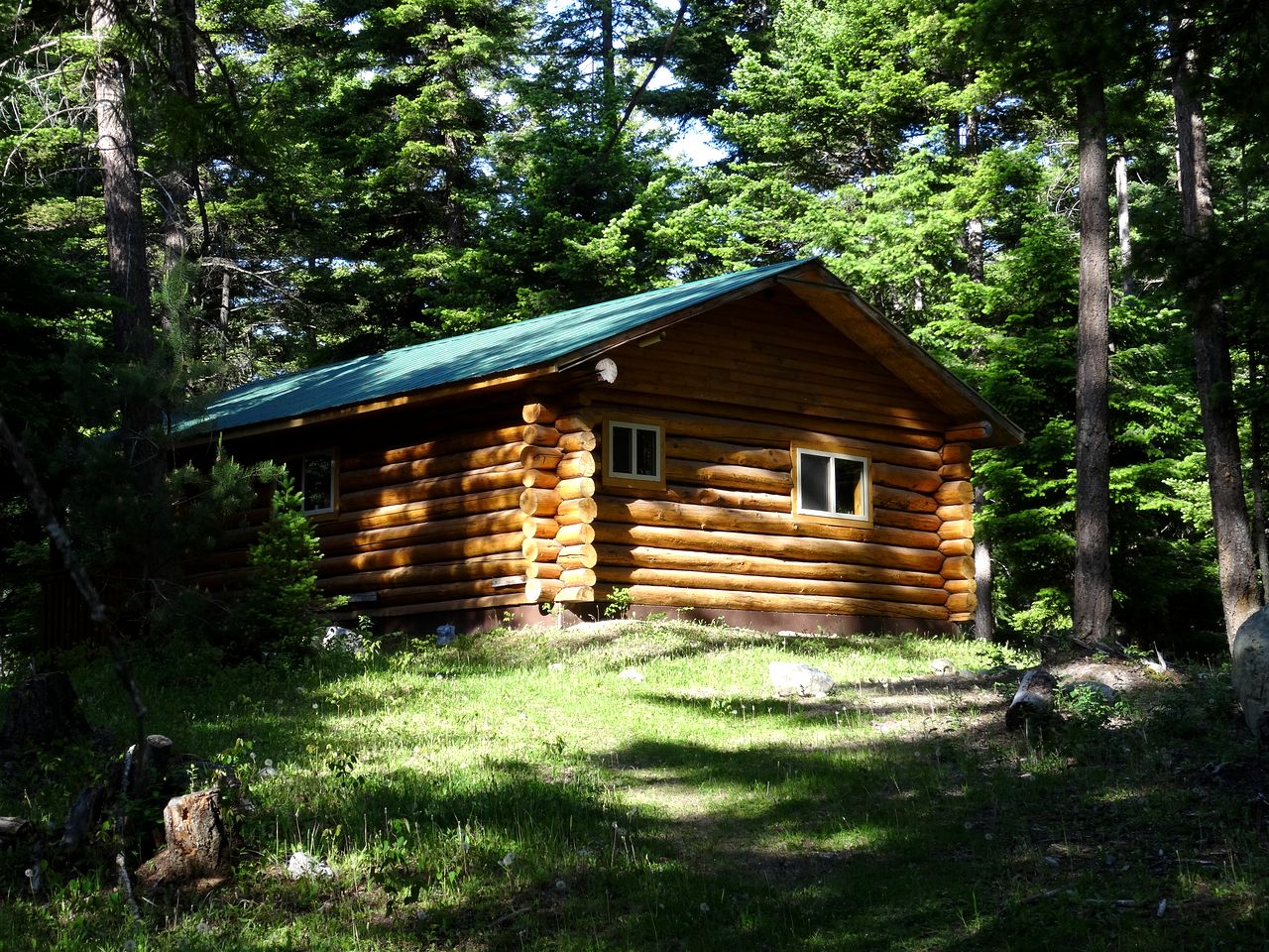 Cozy Log Cabin with Ranch Animal Encounters & Private Wilderness Trails near Gold Bridge, British Columbia