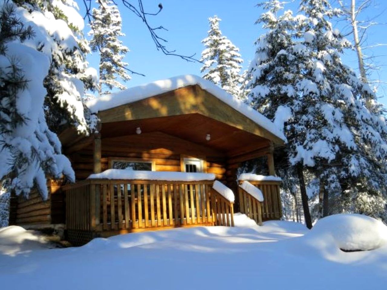 Cozy Log Cabin with Ranch Animal Encounters & Private Wilderness Trails near Gold Bridge, British Columbia