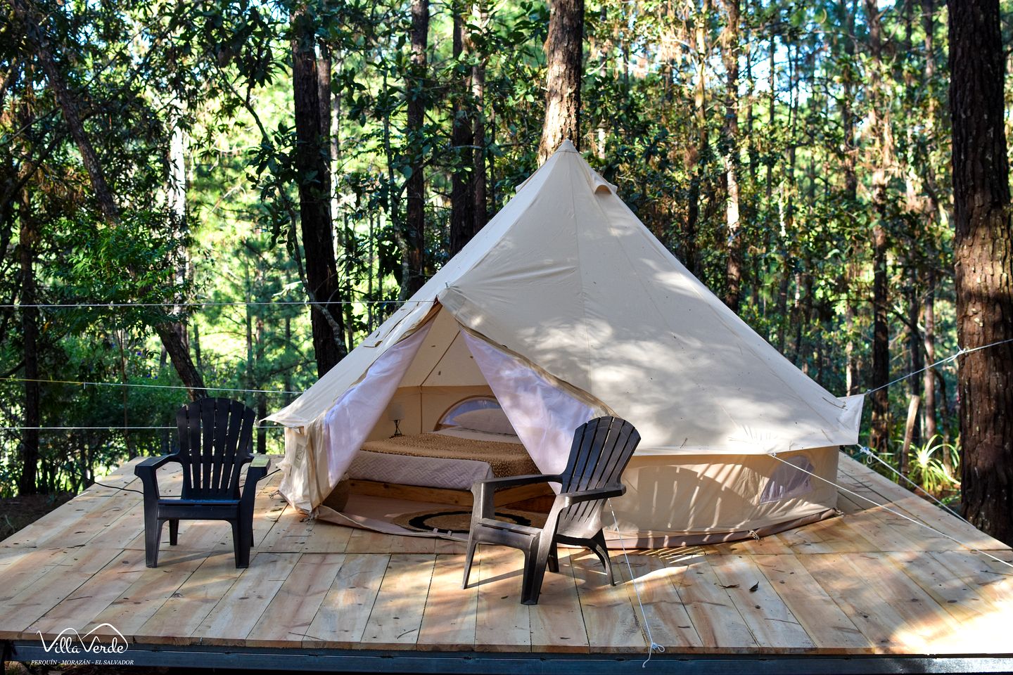Peaceful Glamping Retreat with Elevated Forest Platforms near Perquín, Morazán, El Salvador