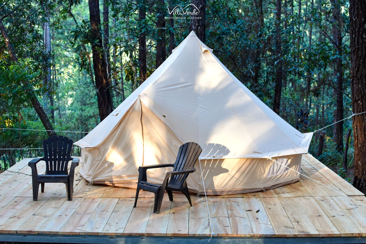 Peaceful Glamping Retreat with Elevated Forest Platforms near Perquín, Morazán, El Salvador