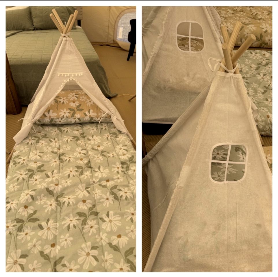 Family-Friendly Farm Glamping Experience with Camp Kitchen and Play Areas in Queensland, Australia