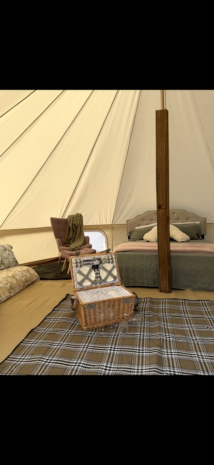 Family-Friendly Farm Glamping Experience with Camp Kitchen and Play Areas in Queensland, Australia