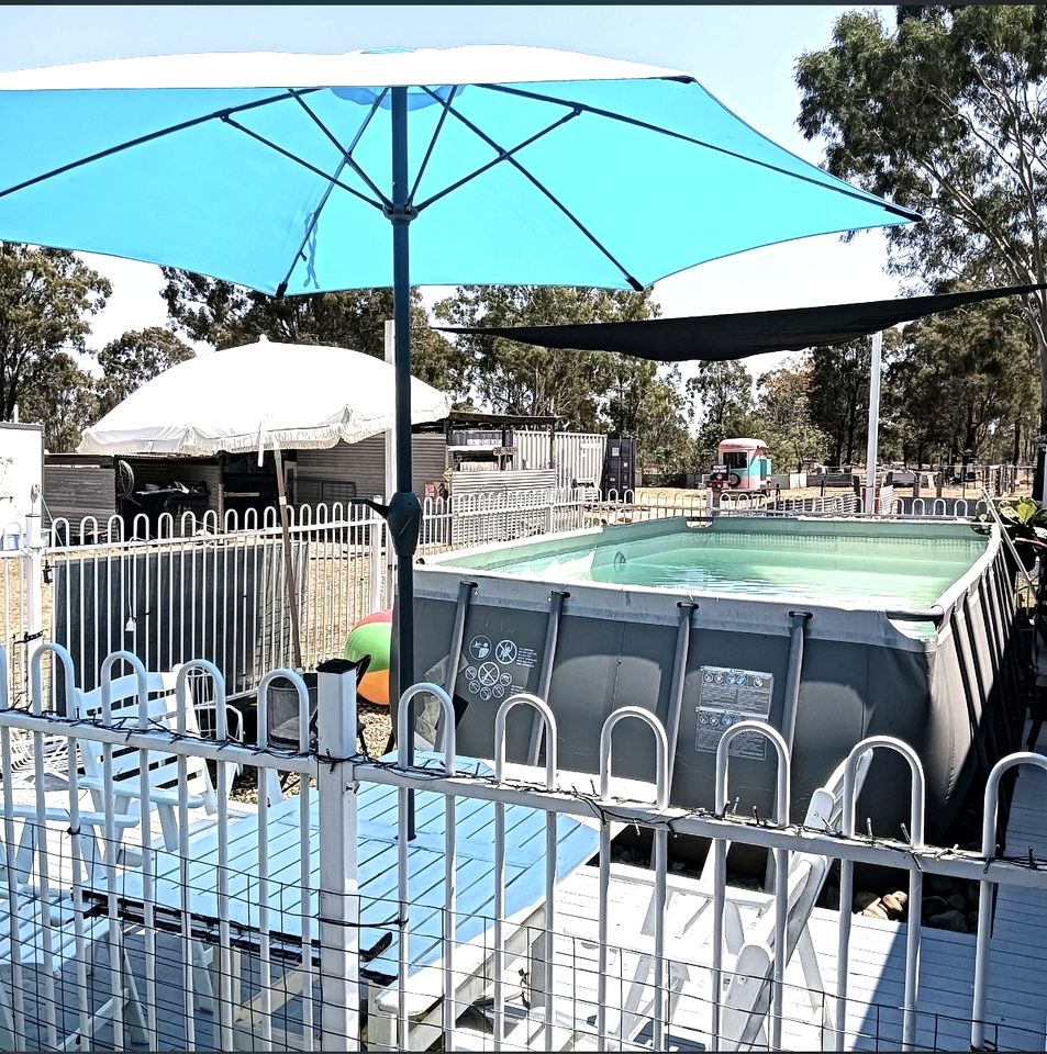 Family-Friendly Farm Glamping Experience with Camp Kitchen and Play Areas in Queensland, Australia