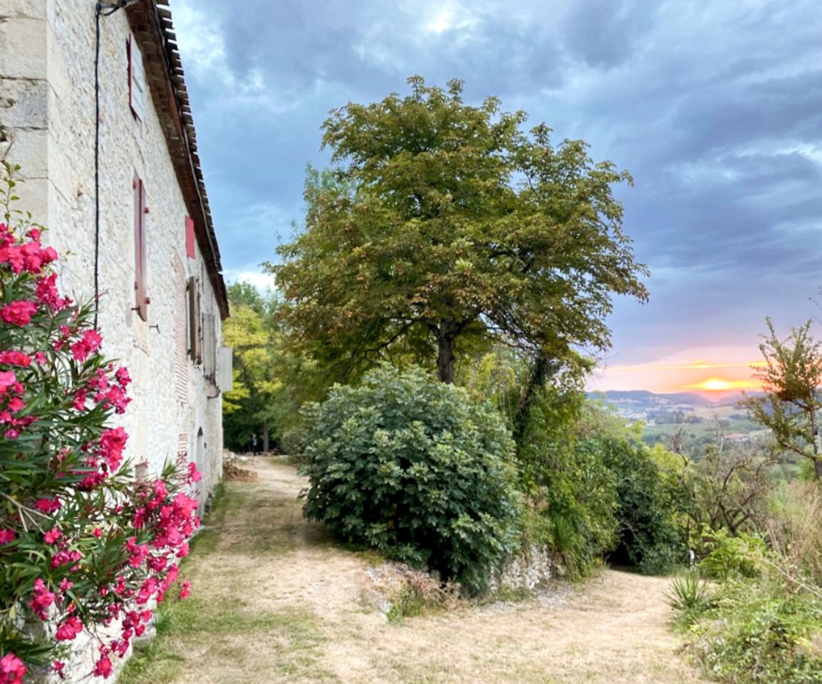 Exclusive Eco Hillside Retreat with Luxury Yurts & Hilltop Caravan in Penne d'Agenais, France