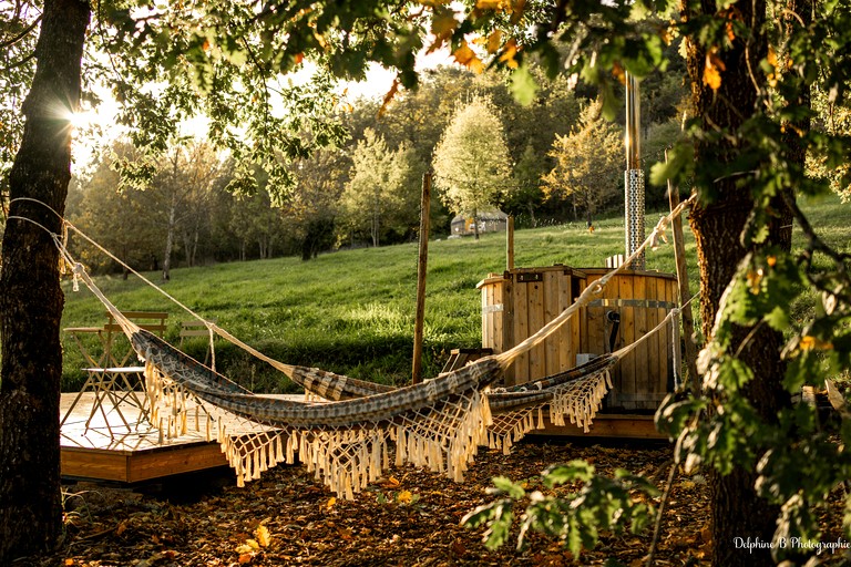 Yurts (France, Penne d'Agenais, Southern France)