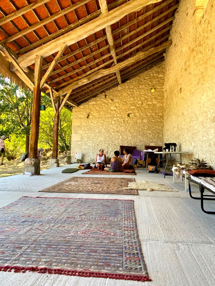 Exclusive Eco Hillside Retreat with Luxury Yurts & Hilltop Caravan in Penne d'Agenais, France