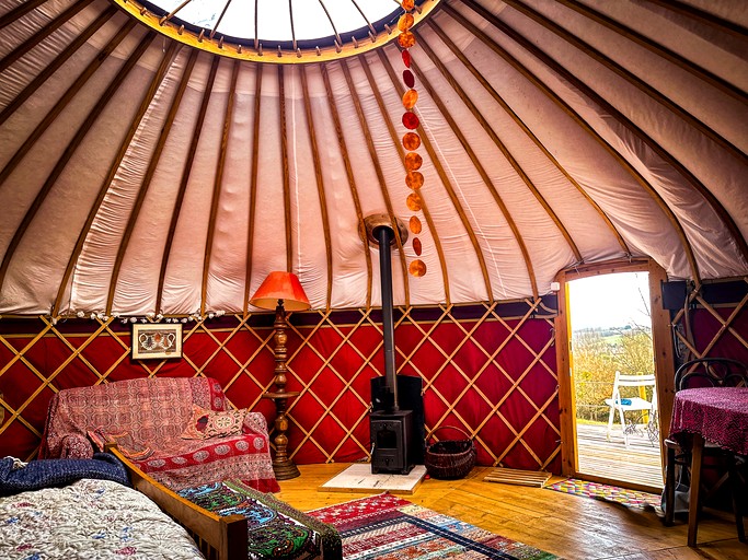 Yurts (France, Penne d'Agenais, Southern France)