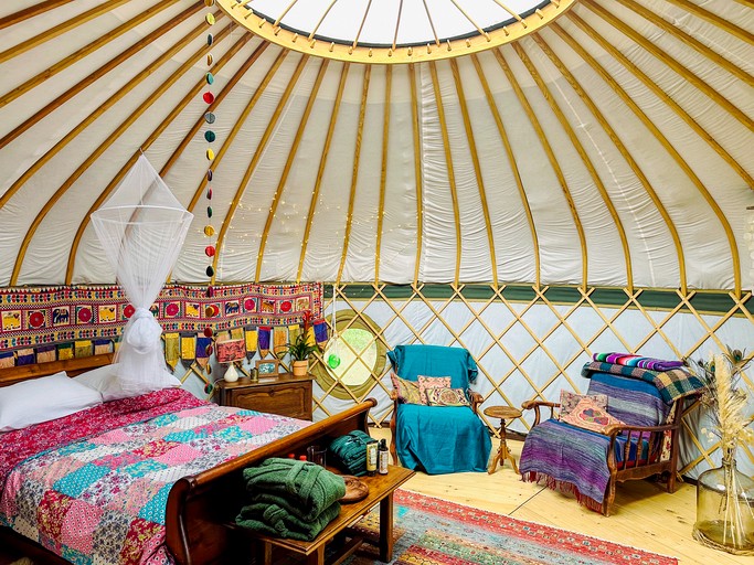 Yurts (France, Penne d'Agenais, Southern France)