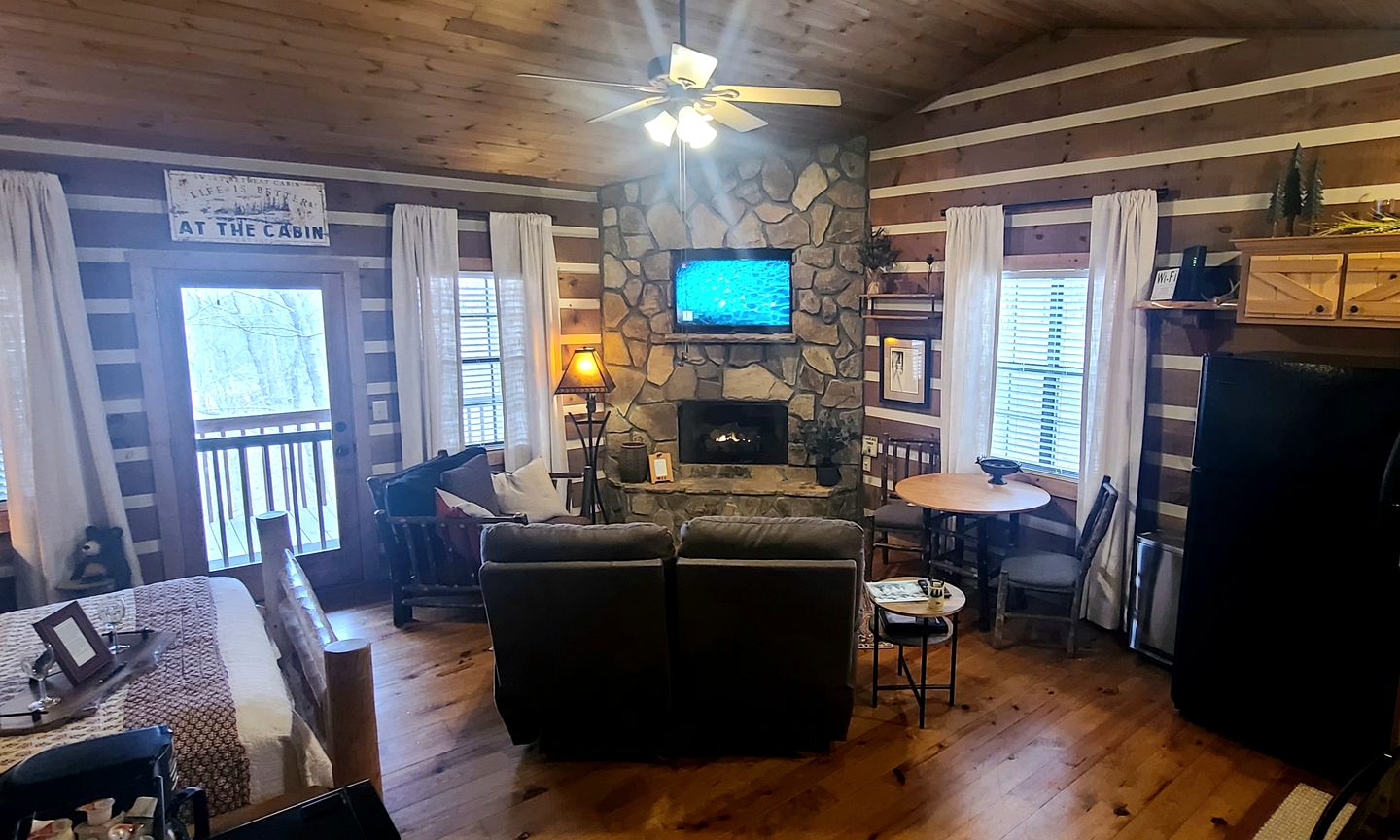 Peaceful Mountain Cabin with Mt Yonah Views with Fire Pit and Outdoor Dining in Sautee Nacoochee, Georgia