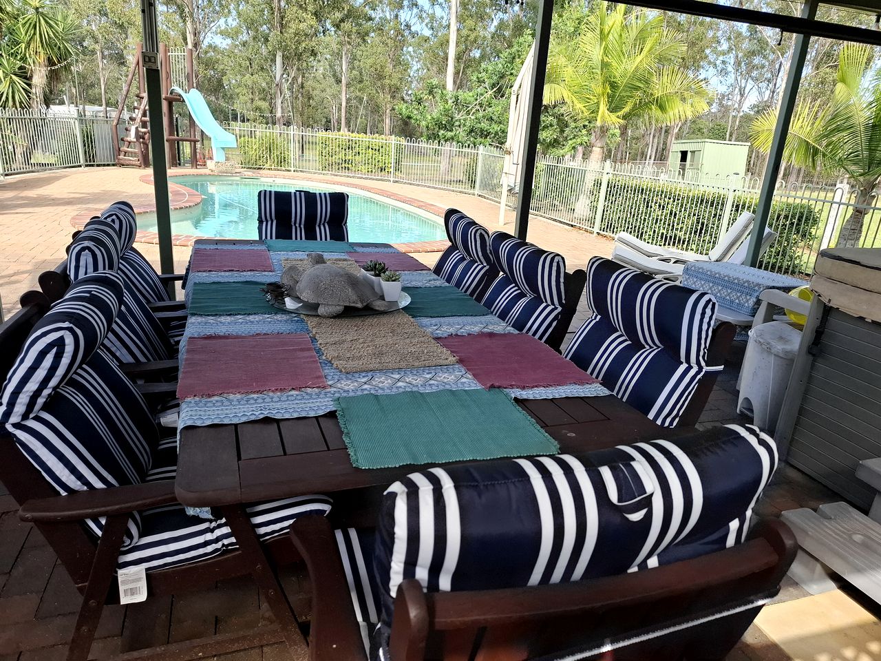 Country Farm Escape with Petting Animals, Playground & Pool in Queensland, Australia